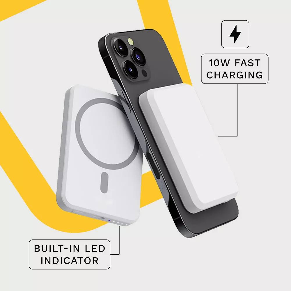 5000mAh Magnetic Portable Wireless Power Bank